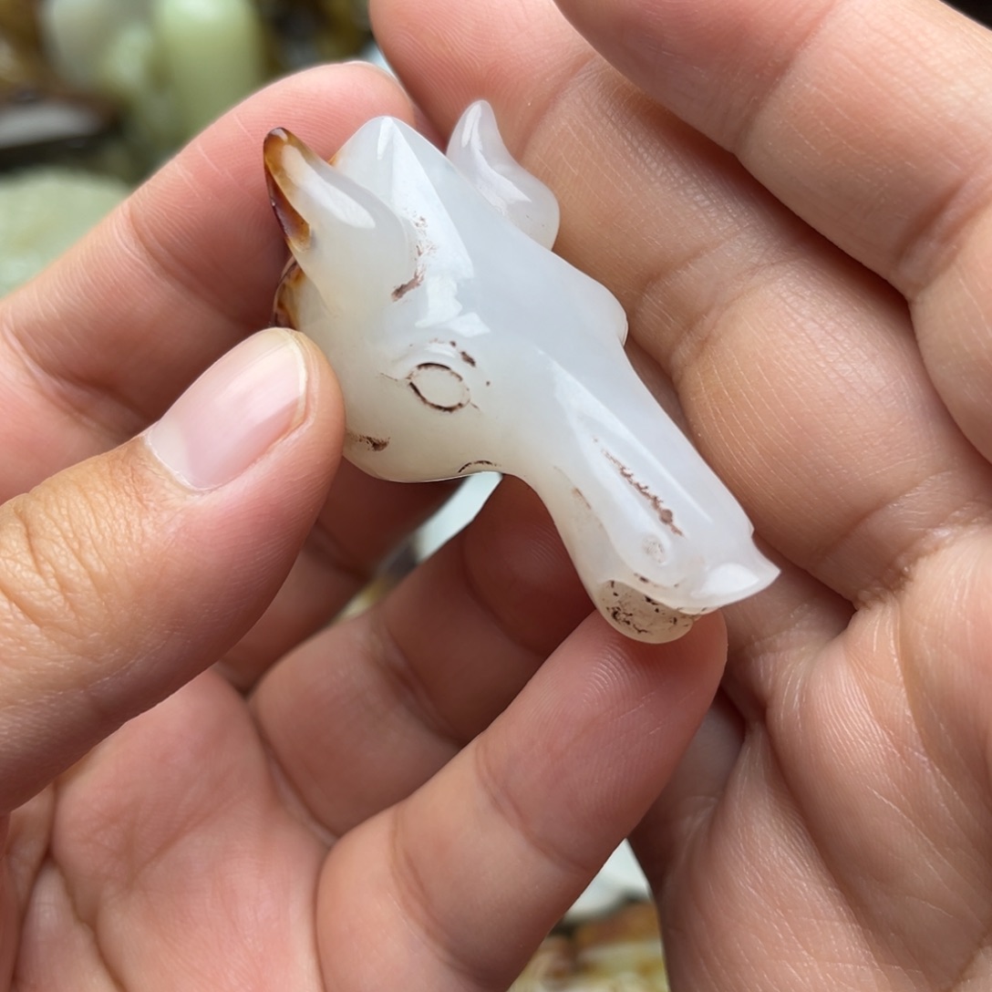 和田玉颈饰未镶嵌