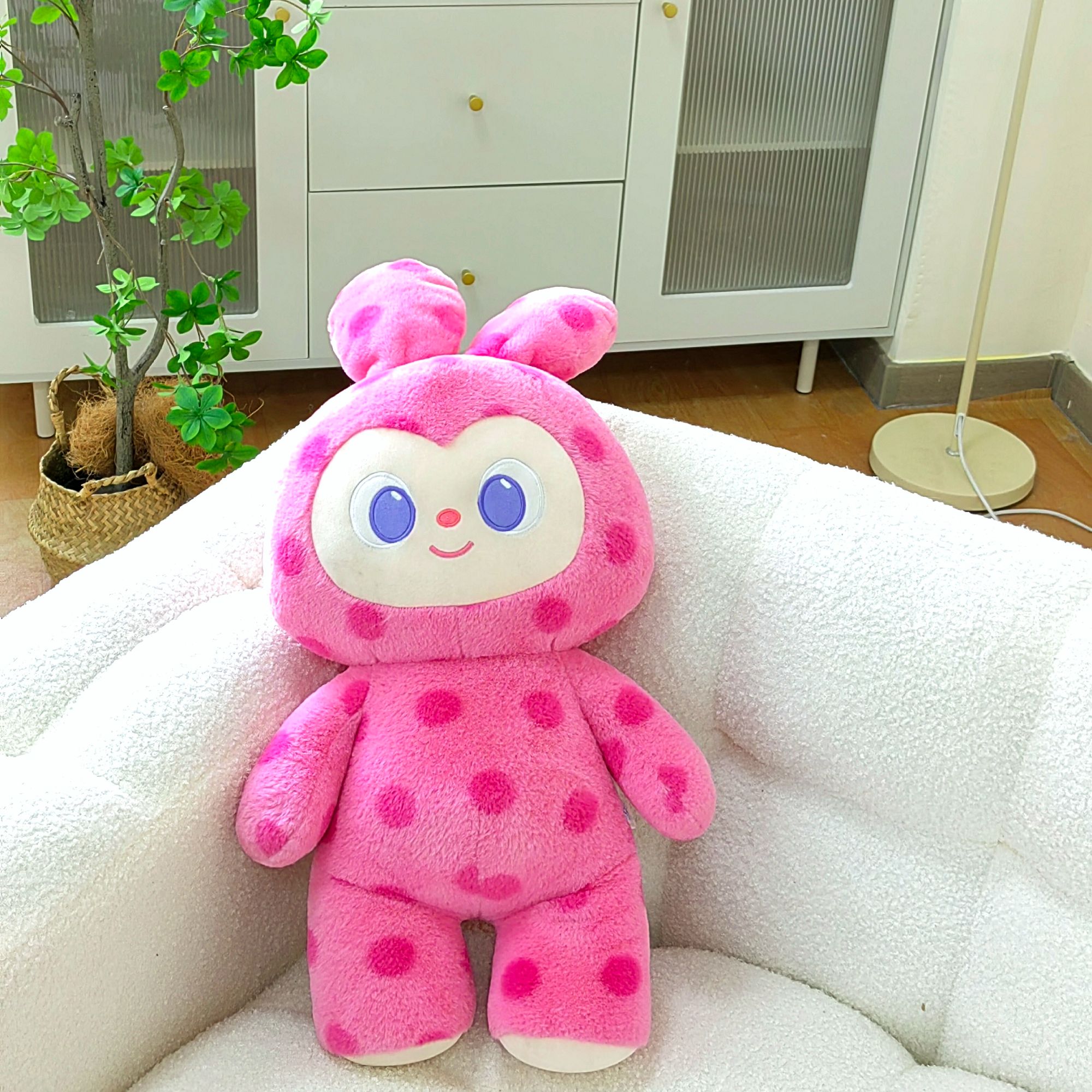 艾菲兔动物毛绒玩偶娃娃公仔毛绒玩具抱枕生日礼物送女生50cm