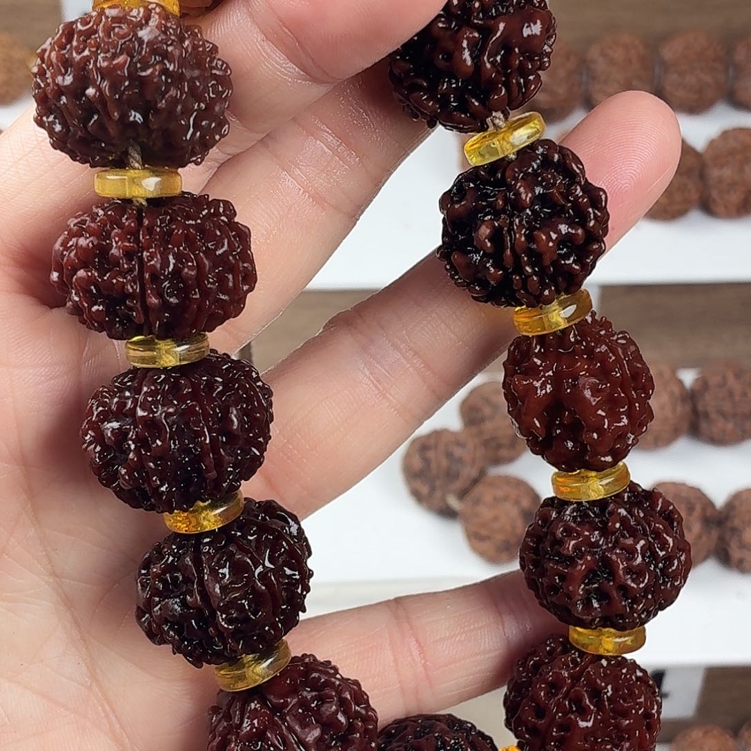 金刚菩提手串原生态精品稀有全家福