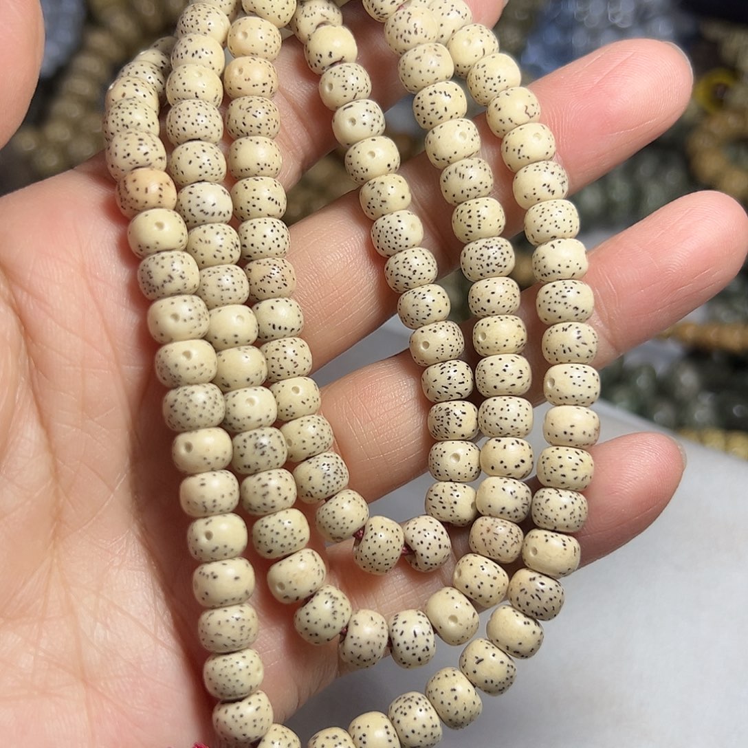星月菩提手串星月菩提脱脂顺白