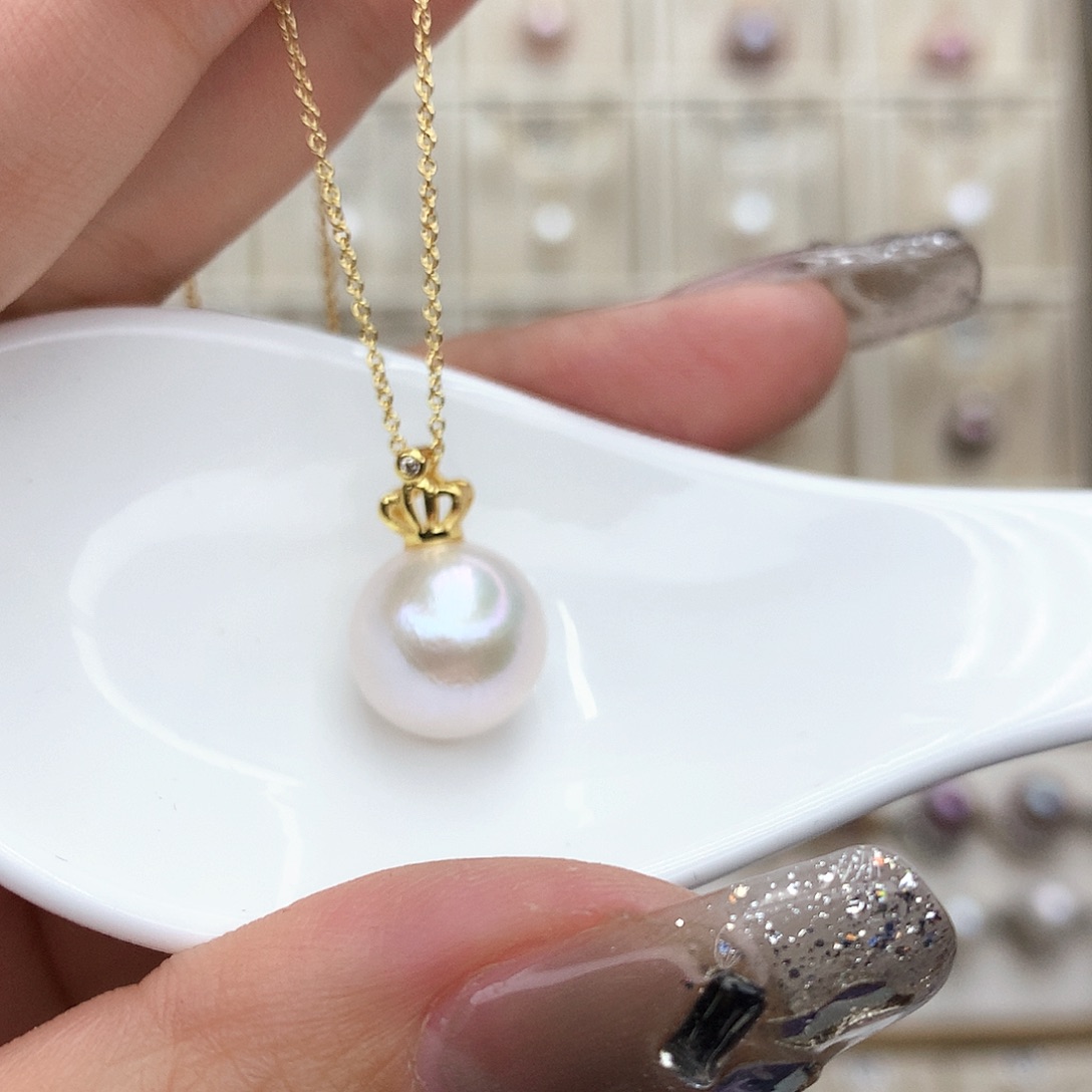 淡水珍珠颈饰合金