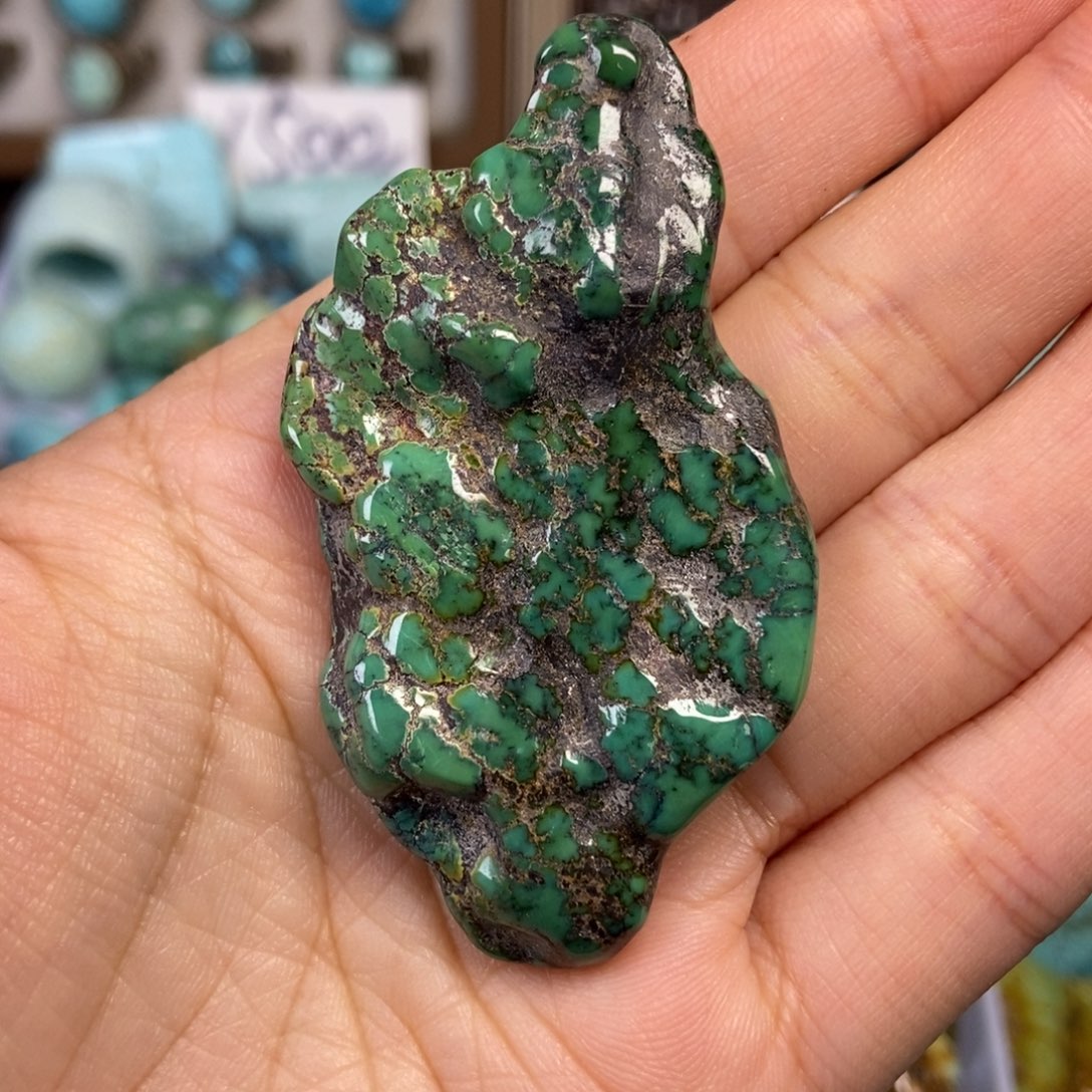 绿松石珠宝奇石未镶嵌