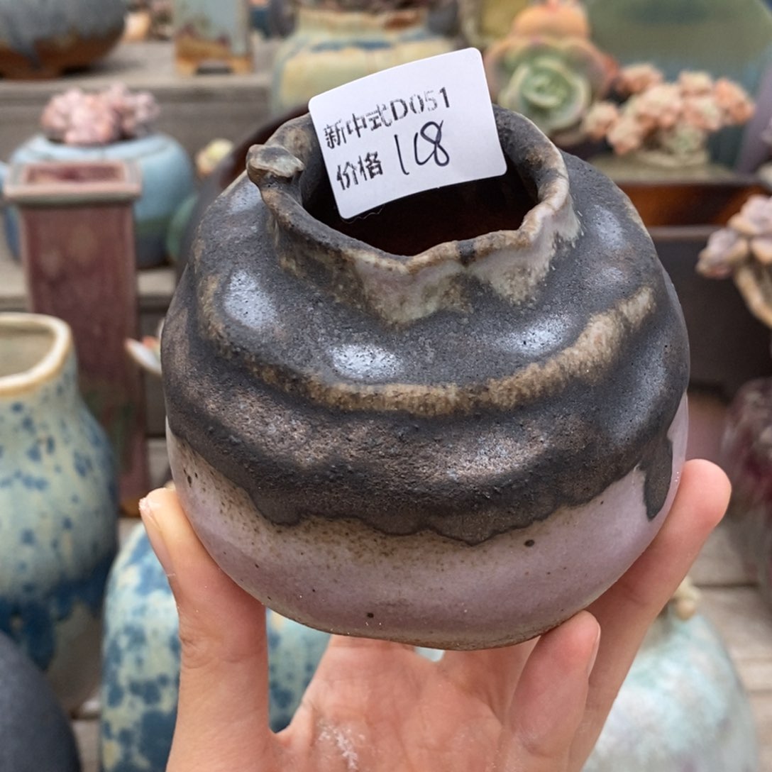 粗砂花盆1987新中式D051