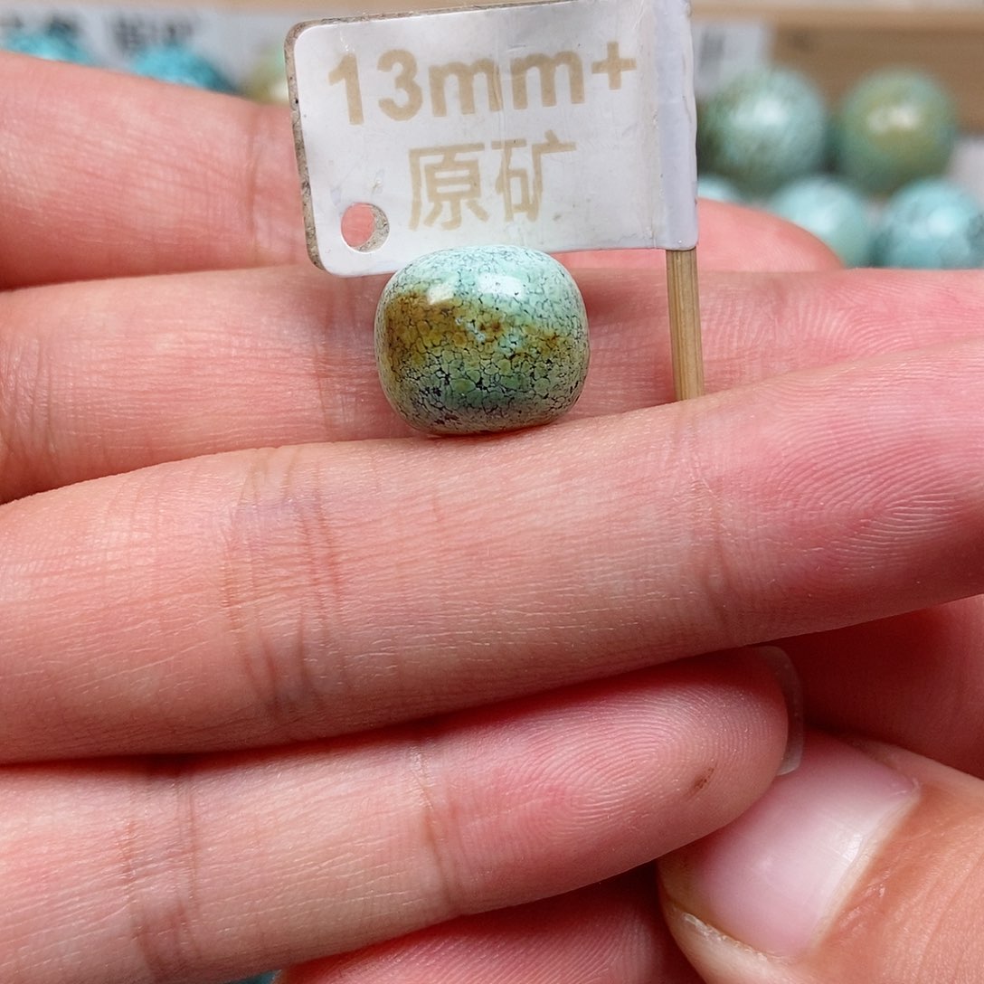 未镶嵌绿松石珠宝半成品