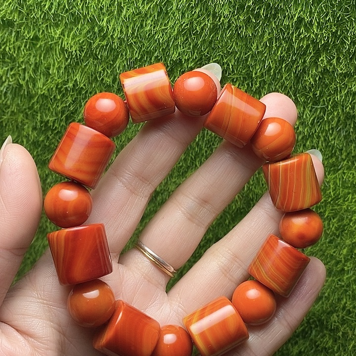 玛瑙/玉髓合金珠宝半成品