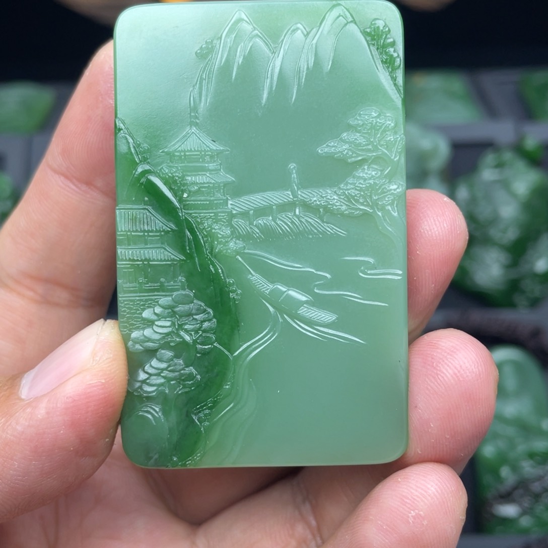 和田玉颈饰未镶嵌少*～