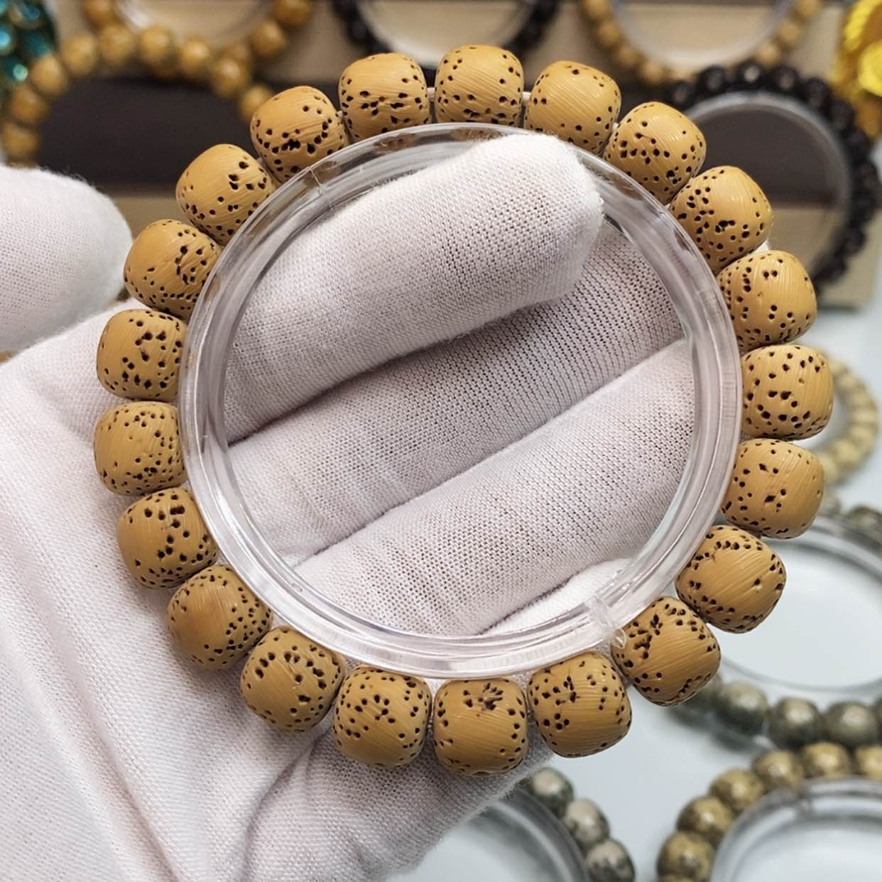 【闪购商品】星月菩提手串10×11一物一图原生态同枝顺白大留白