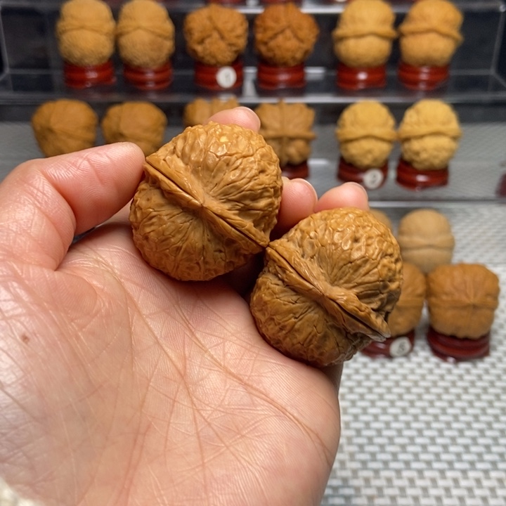 文玩核桃把件43至尊元宝