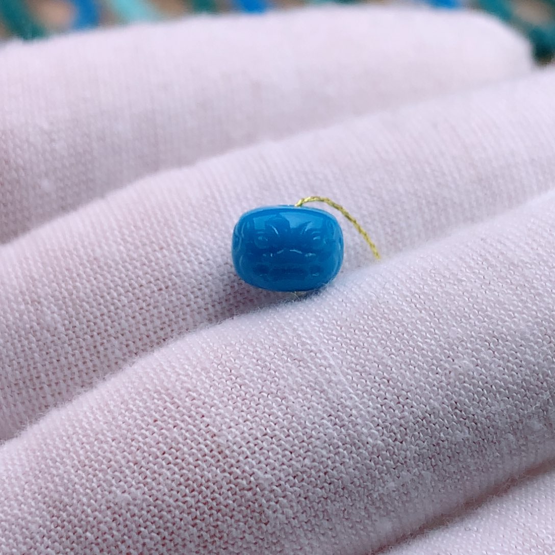 未镶嵌绿松石珠宝奇石7.8-5.8