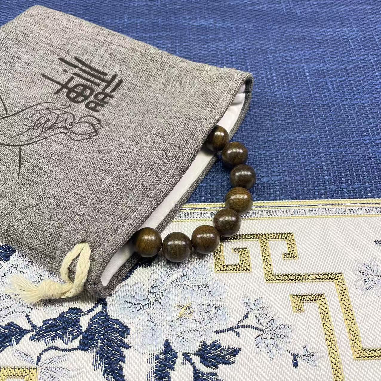 【云香阁】15mm达拉15颗手工打磨木作文玩