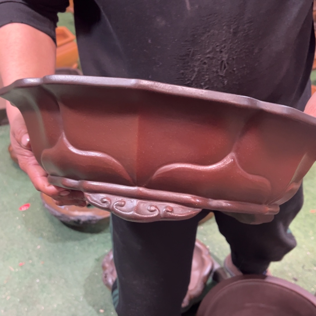 紫砂花盆紫砂花盆