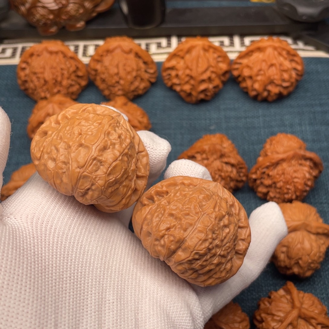 文玩核桃把件44全品南瓜墩