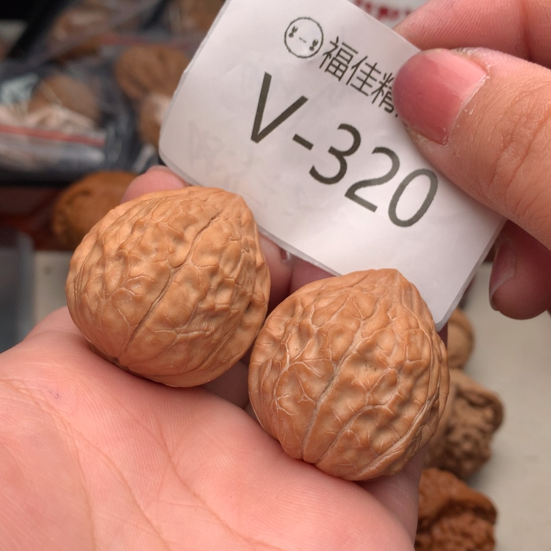 文玩核桃把件33龟甲纹…….