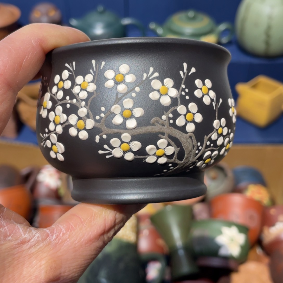 原矿紫砂手工主人杯