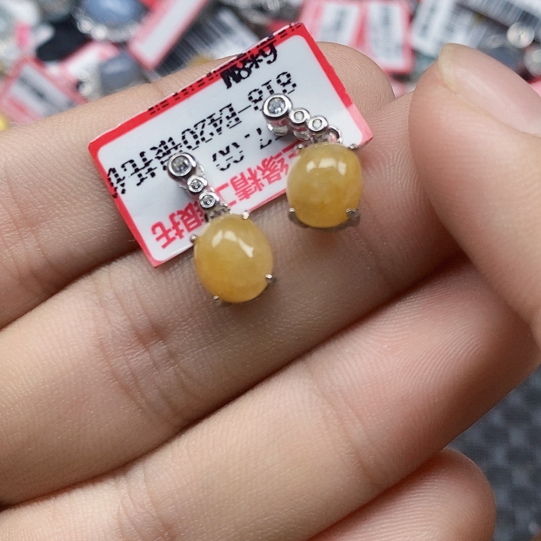 翡翠银S925镶嵌戒指