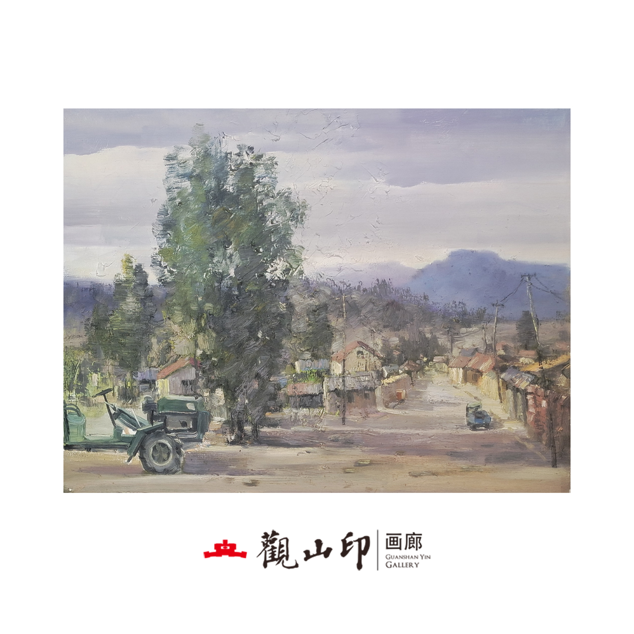 李长福 原创手绘风景油画60x80cm山水作品2404
