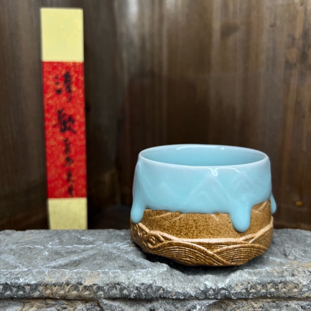 龙泉敬悦青瓷千里江山（富贵杯）