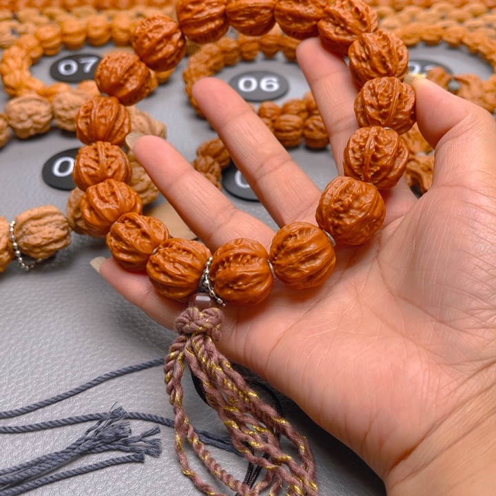 海***)吊坠文玩核桃野生核桃手串