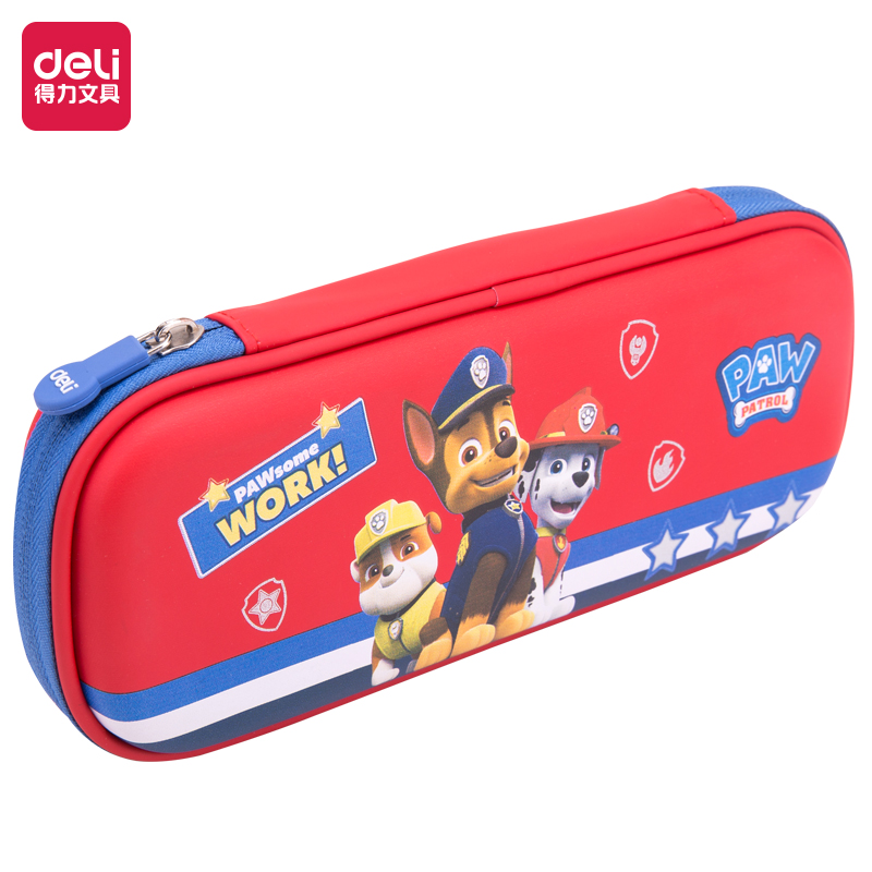 得力70852汪汪队笔盒(红色)