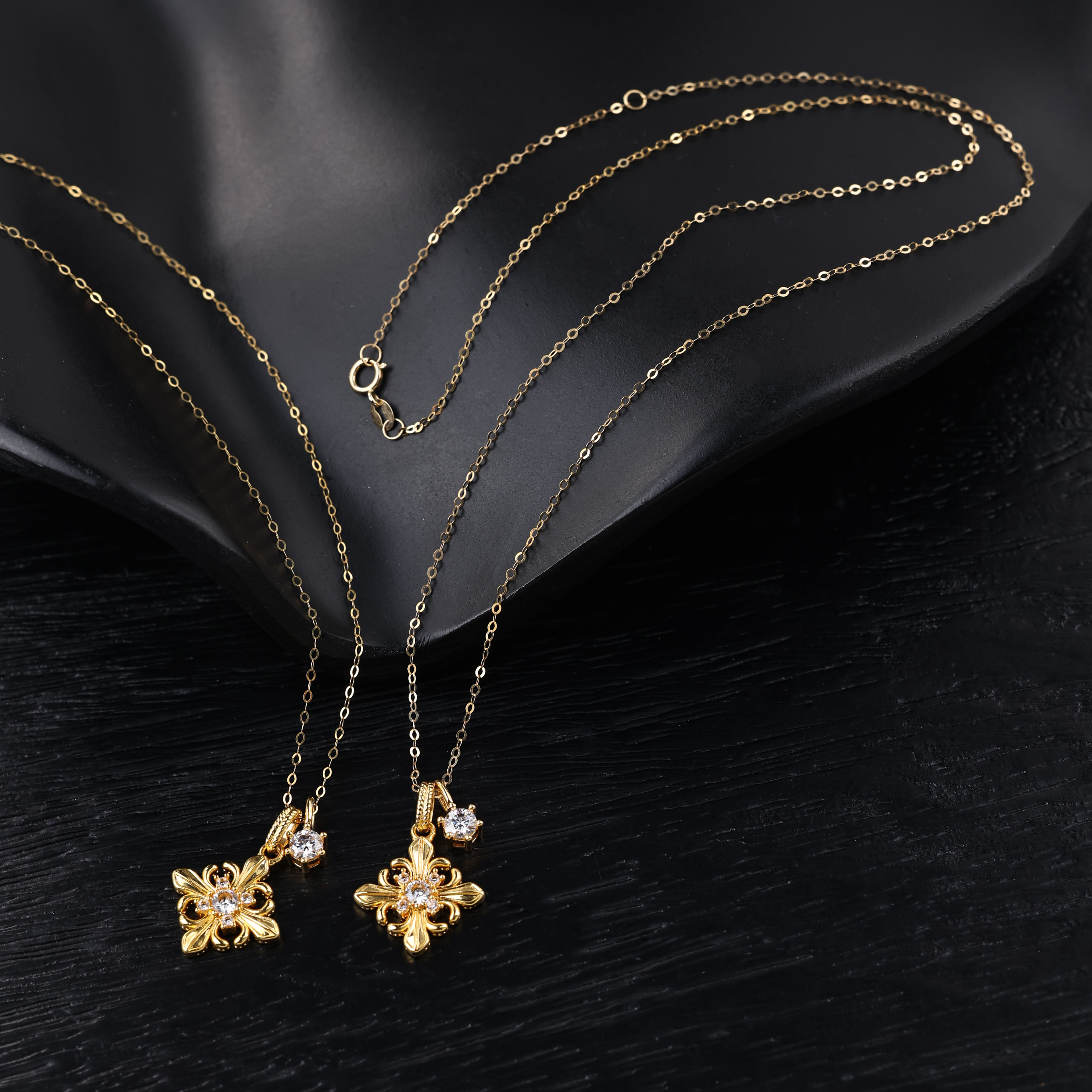 【举石臻选】TA1224-0127-49个性吊坠18k（一件/多样性发）P