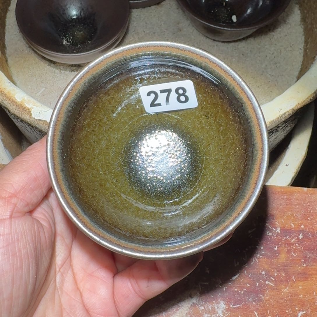 小雨茶盏，手工柴烧，