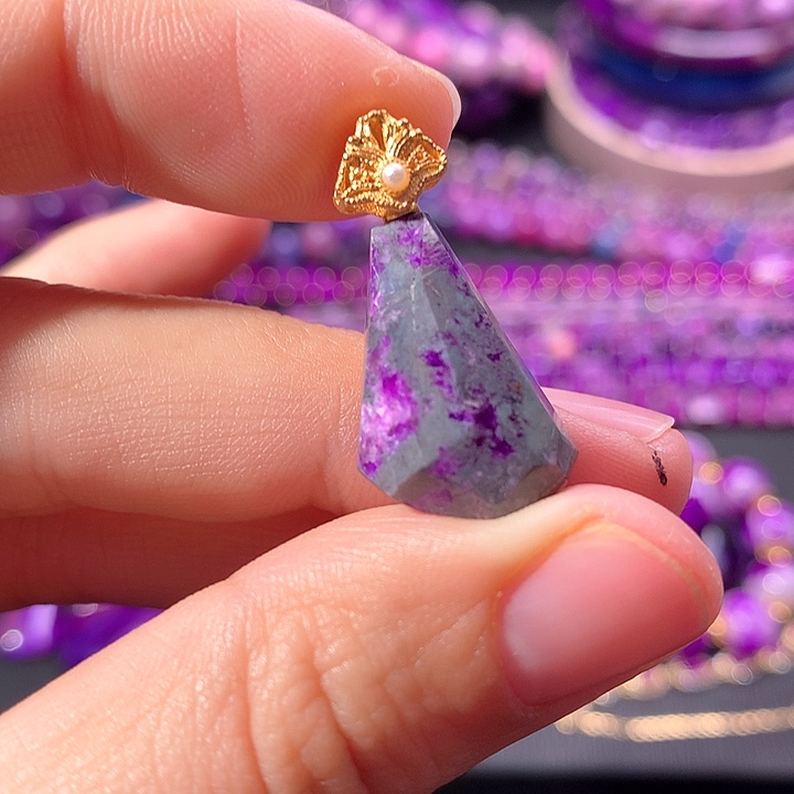 苏纪石（舒俱来）吊坠银S925镶嵌