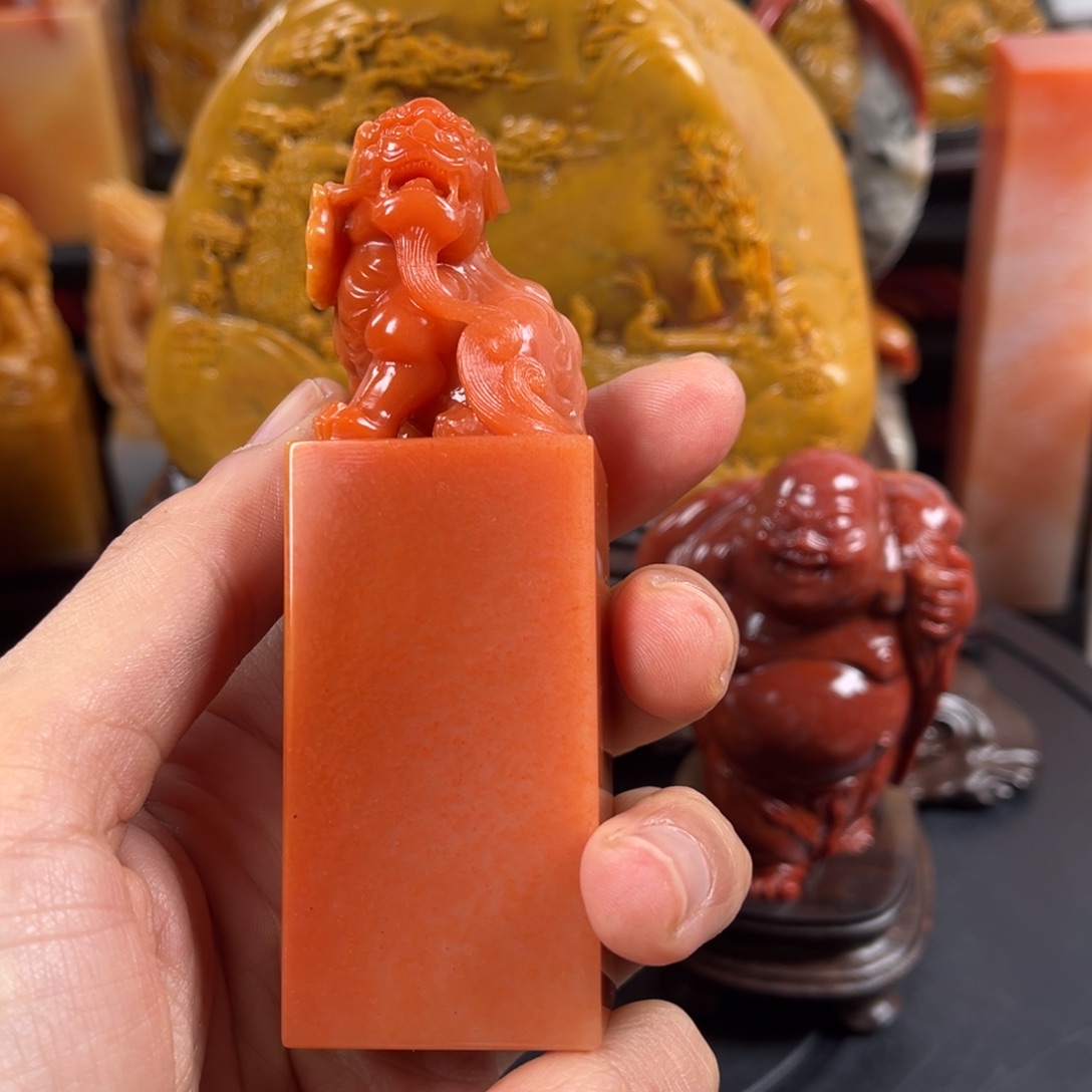 寿山石得**然寿山石印章