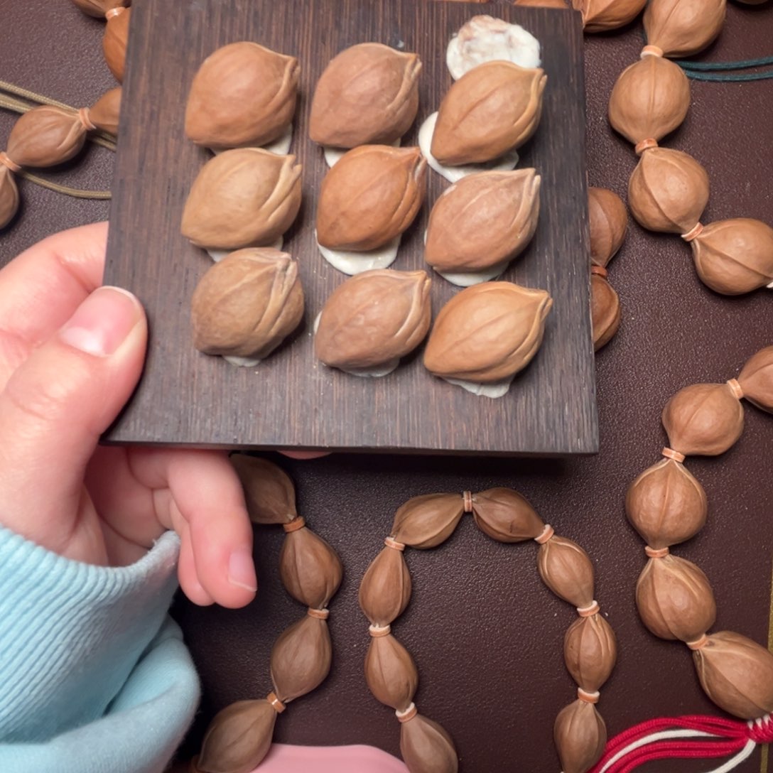 九***歌橄榄核手串/手链1826梅林铁三面佛