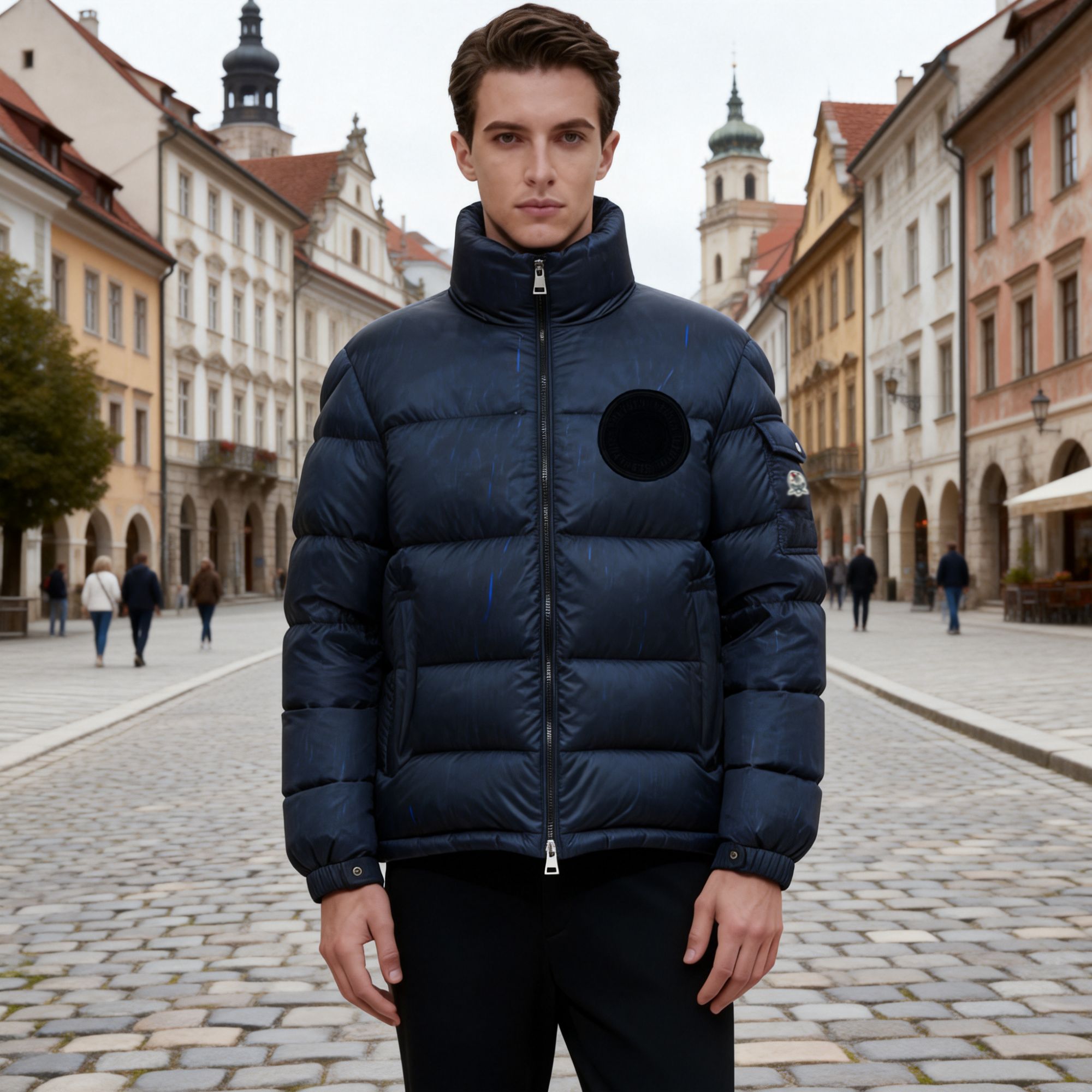 MOTOCAR 2025滑雪系列新款高端时尚白鹅绒保暖经典加厚羽绒服外套