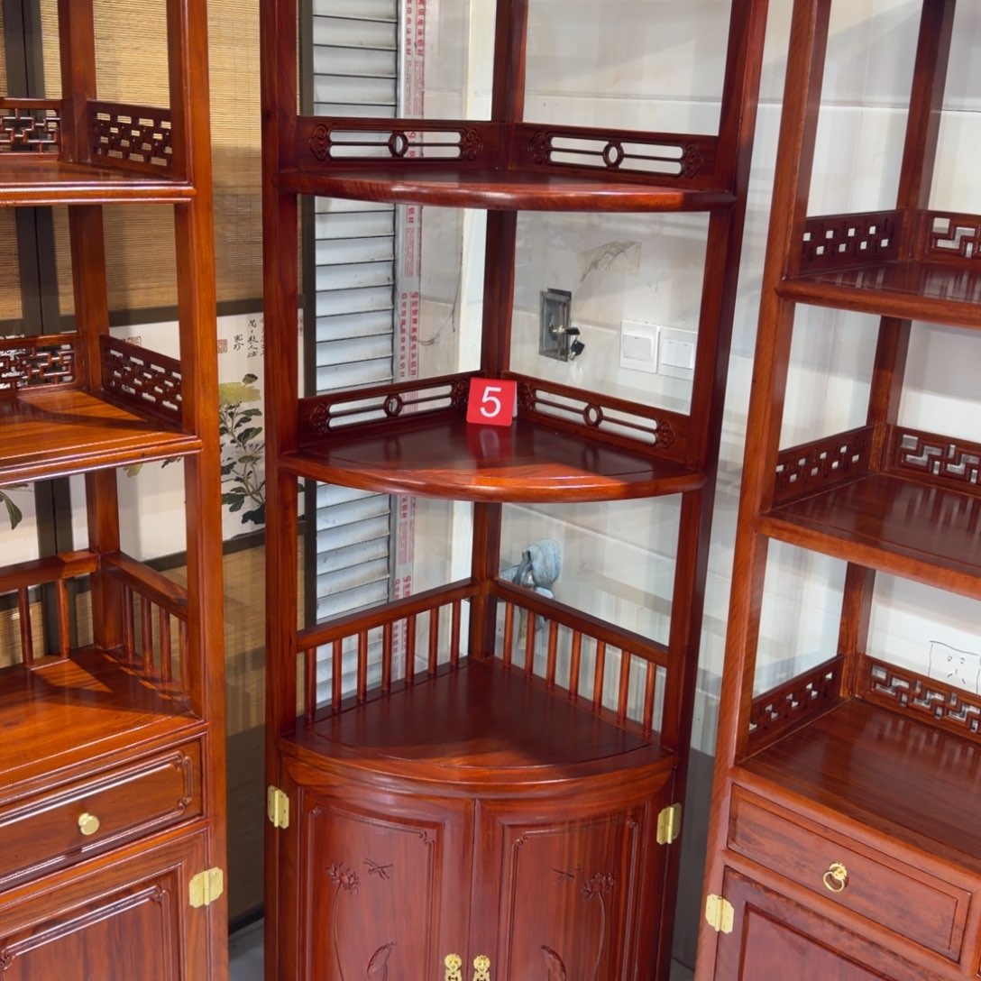 花梨木类成套家具刚果花梨46乘46高186转角柜