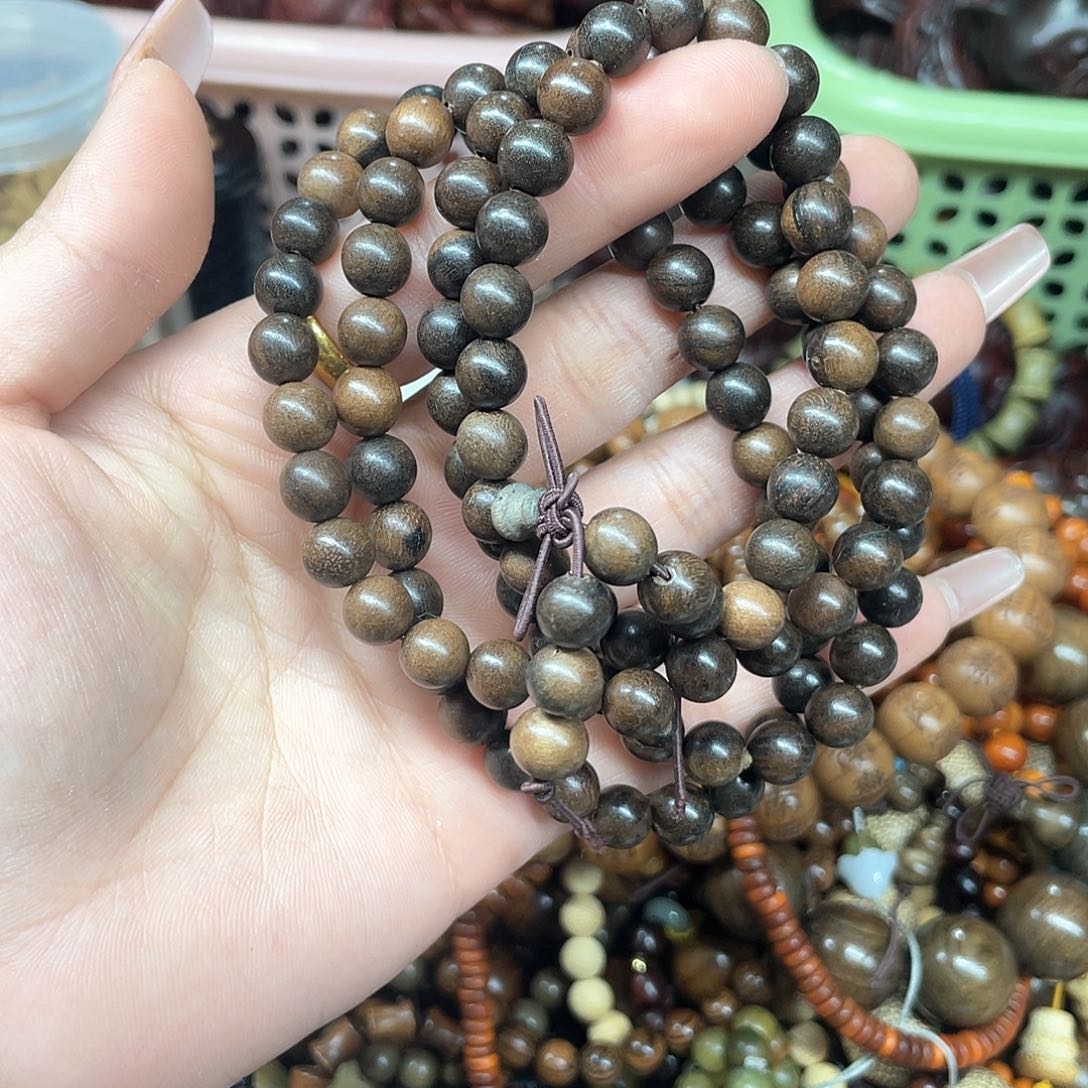 维腊木（绿檀）无事牌