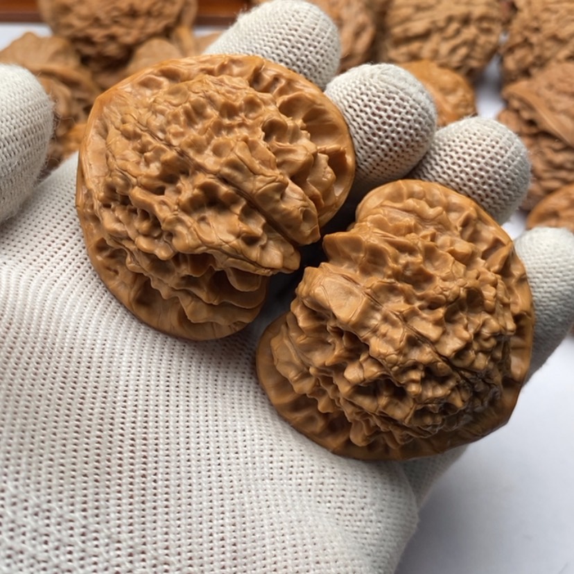 【闪购商品】文玩核桃把件独***437官帽