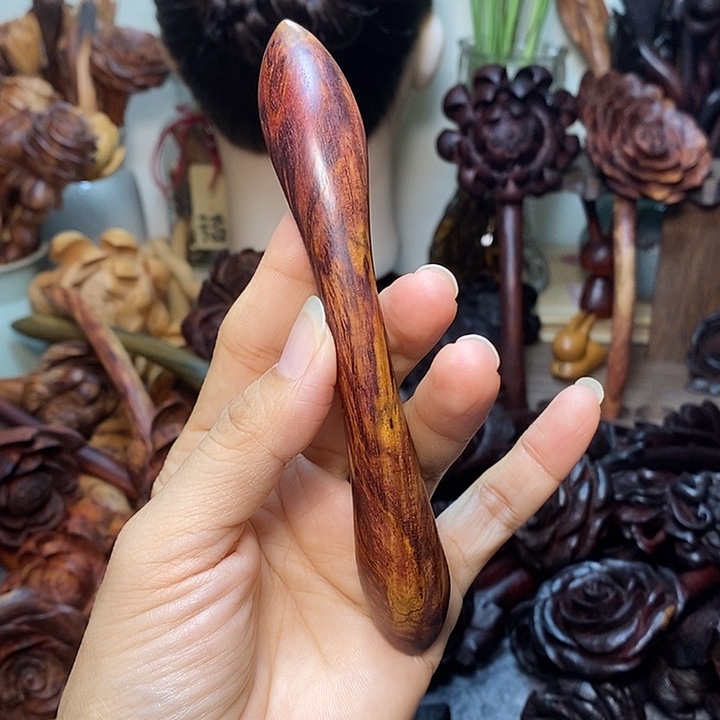 黄花梨/降香黄檀双尖素簪