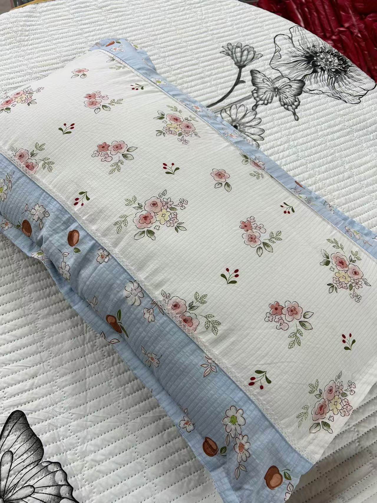 【大雪家纺】枕套  蕾丝双拼接  花色不挑