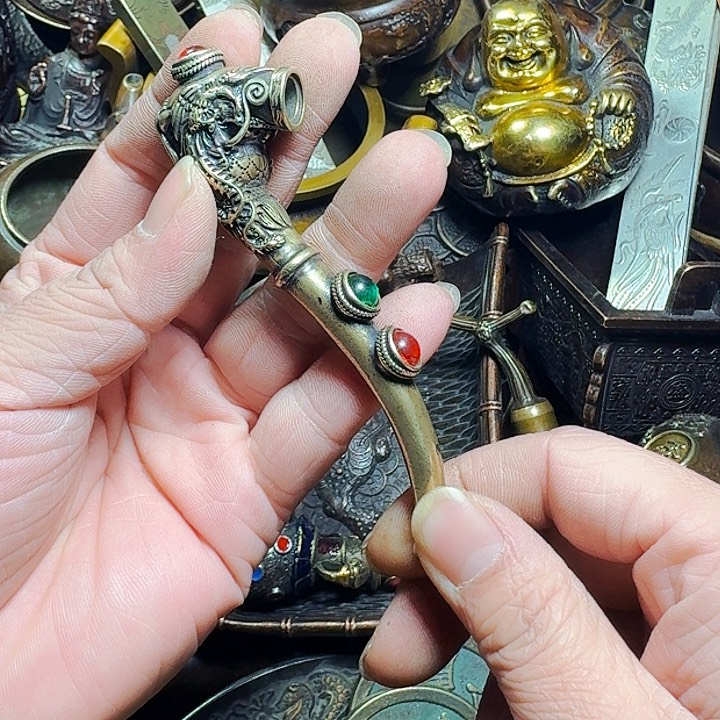 铜器摆件收收藏藏