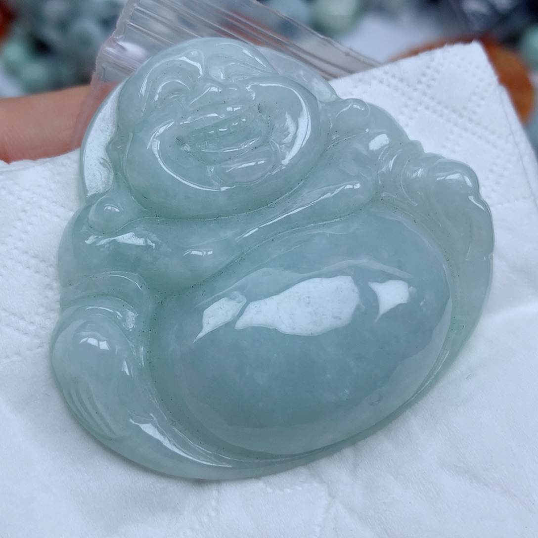 翡翠未镶嵌项链珠子翡
