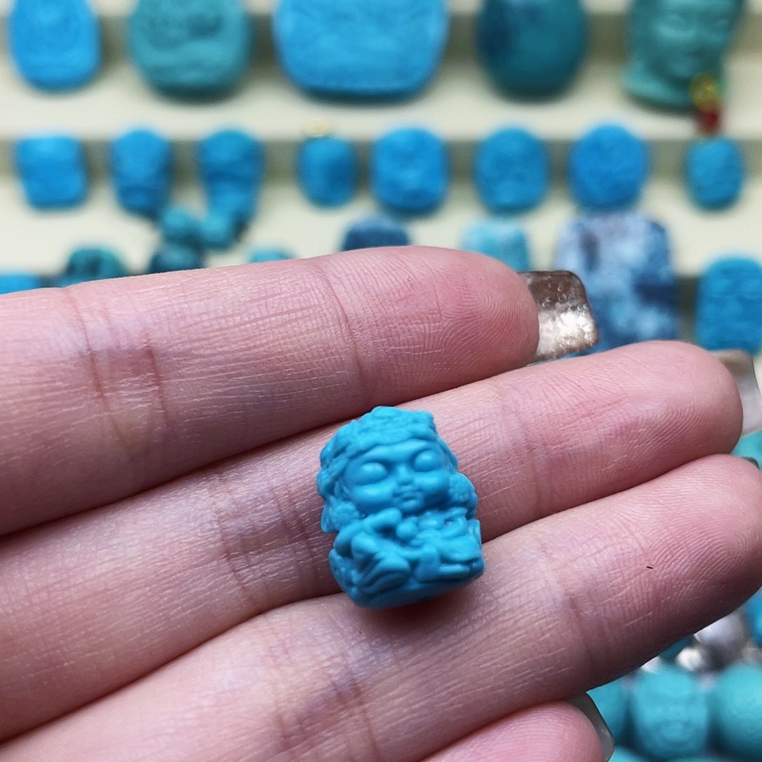 未镶嵌绿松石珠宝奇石