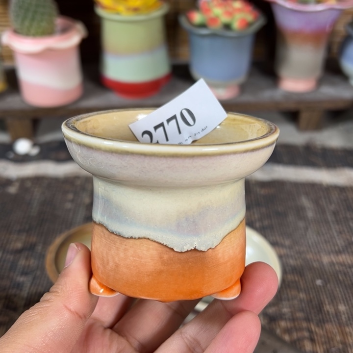 口6 手工花盆满30包邮