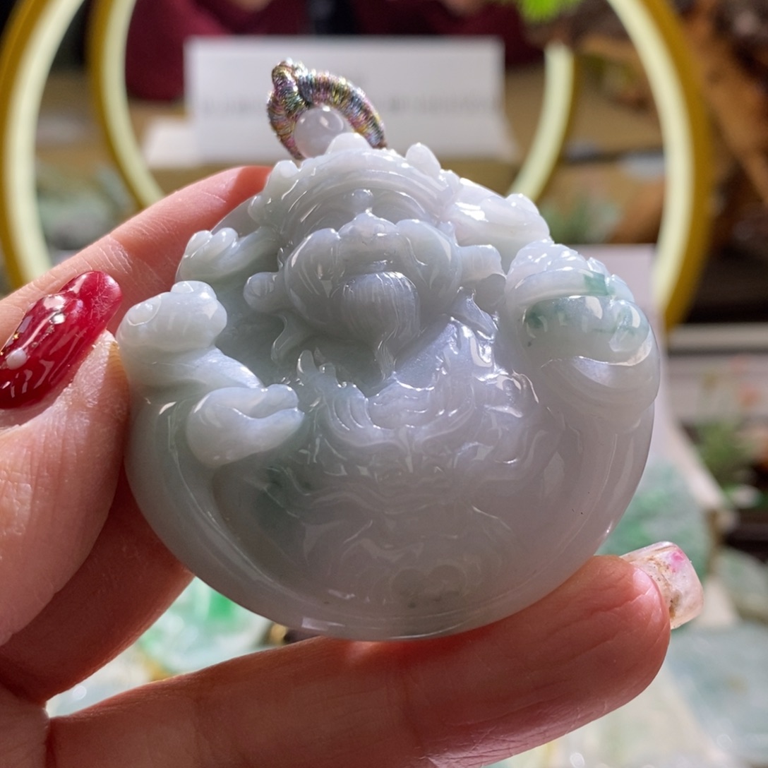 【闪购商品】翡翠颈饰未镶嵌财神