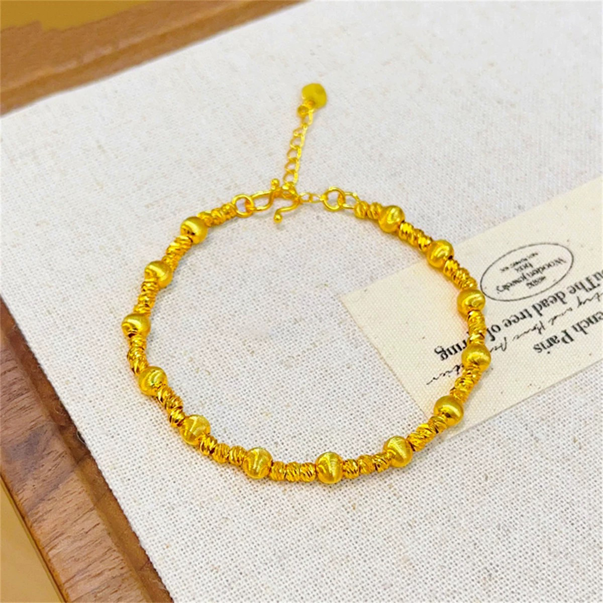 A021星河拉丝圆珠手串