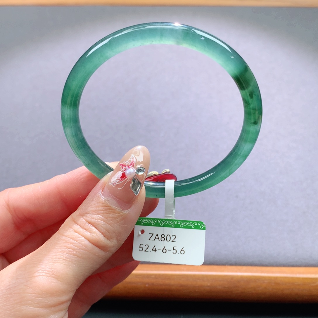 翡翠手镯未镶嵌天然翡翠手镯叮当镯