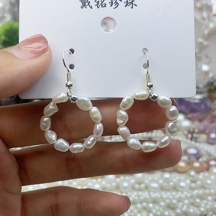 淡水珍珠颈饰银S925镶嵌