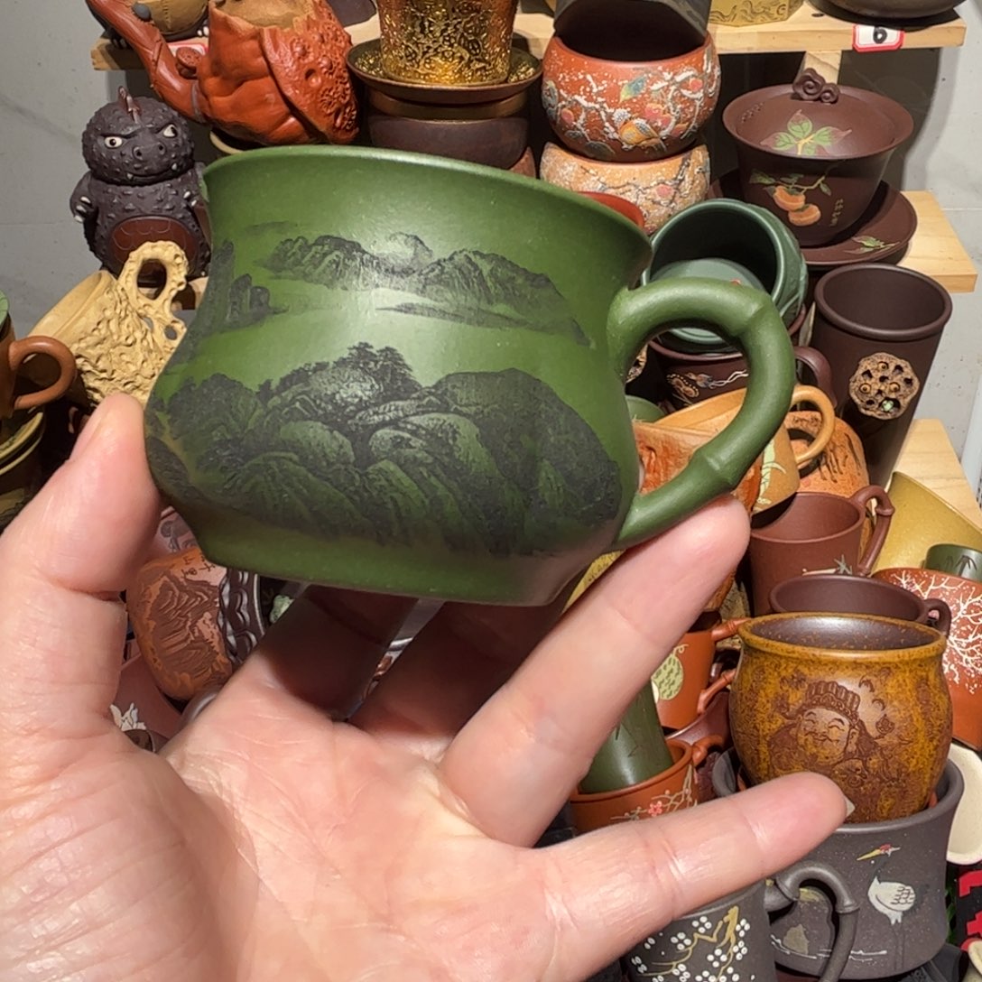 紫砂茶杯宜兴紫砂主人杯