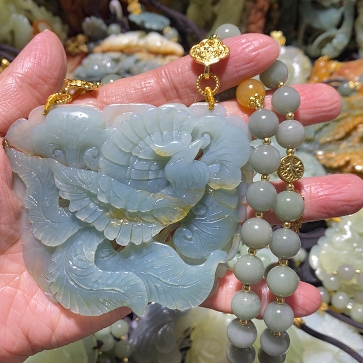 岫玉岫玉吊坠未镶嵌