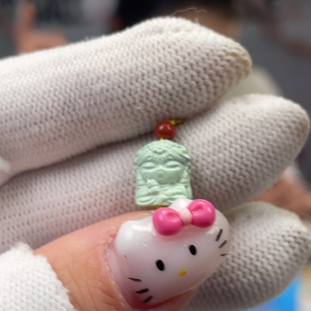 绿松石未镶嵌挂件