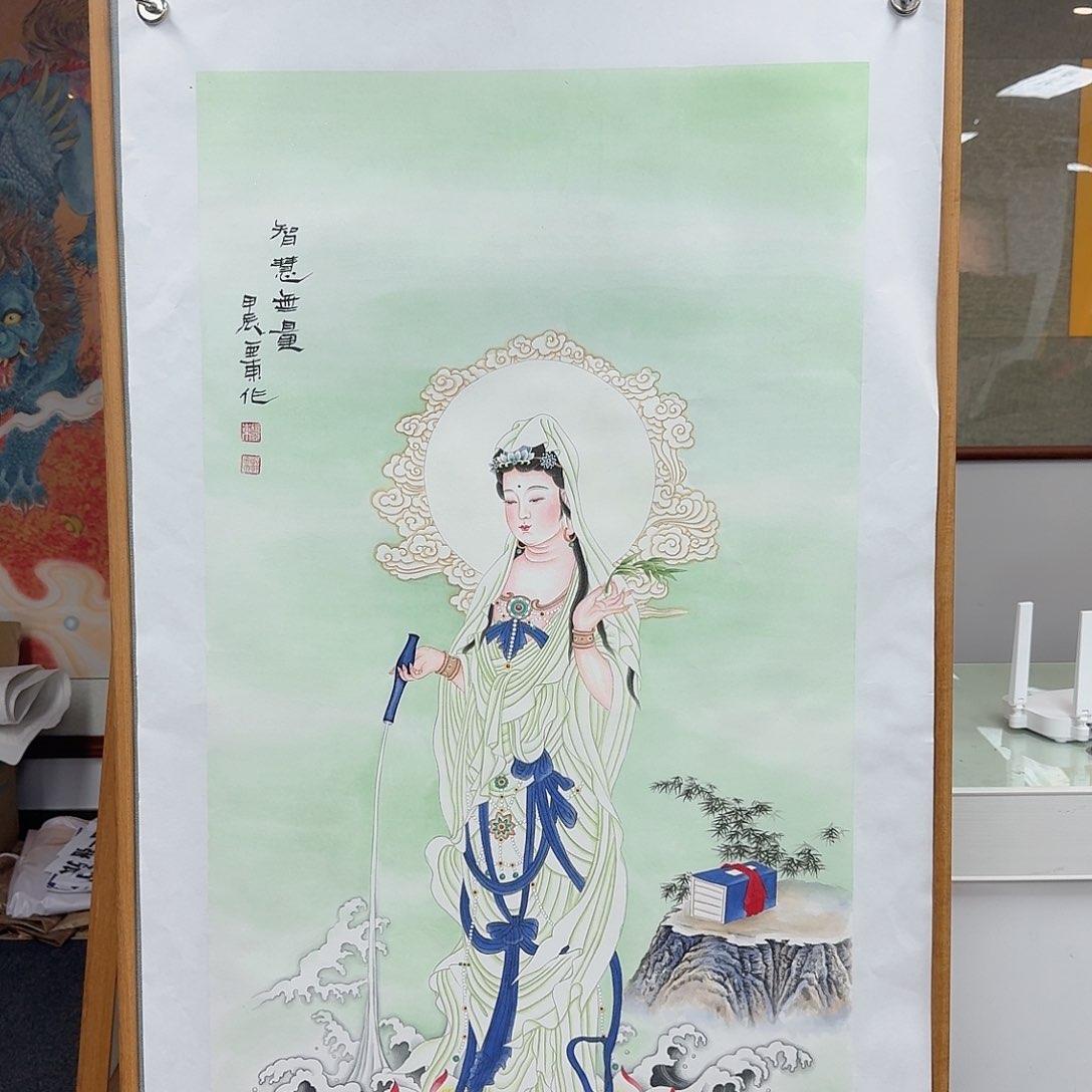 国画多次参加国内外大型