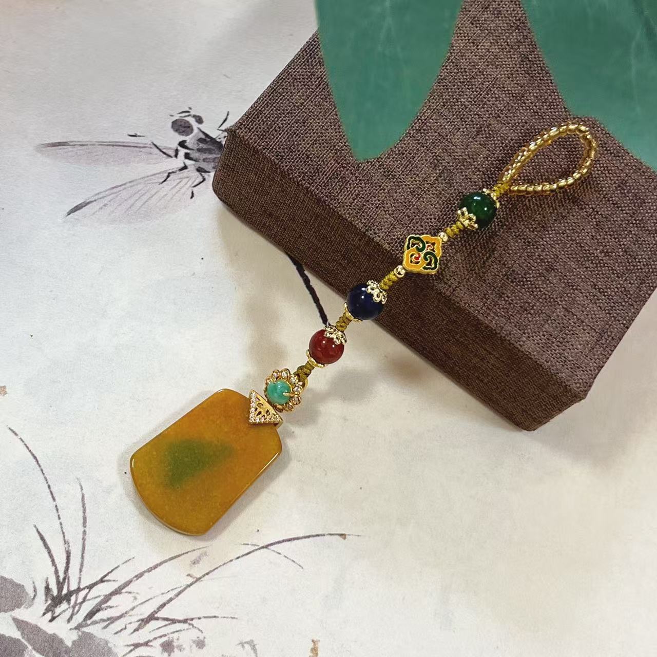 原创国风dIY定制旗袍汉服压襟（无事牌）服装配饰