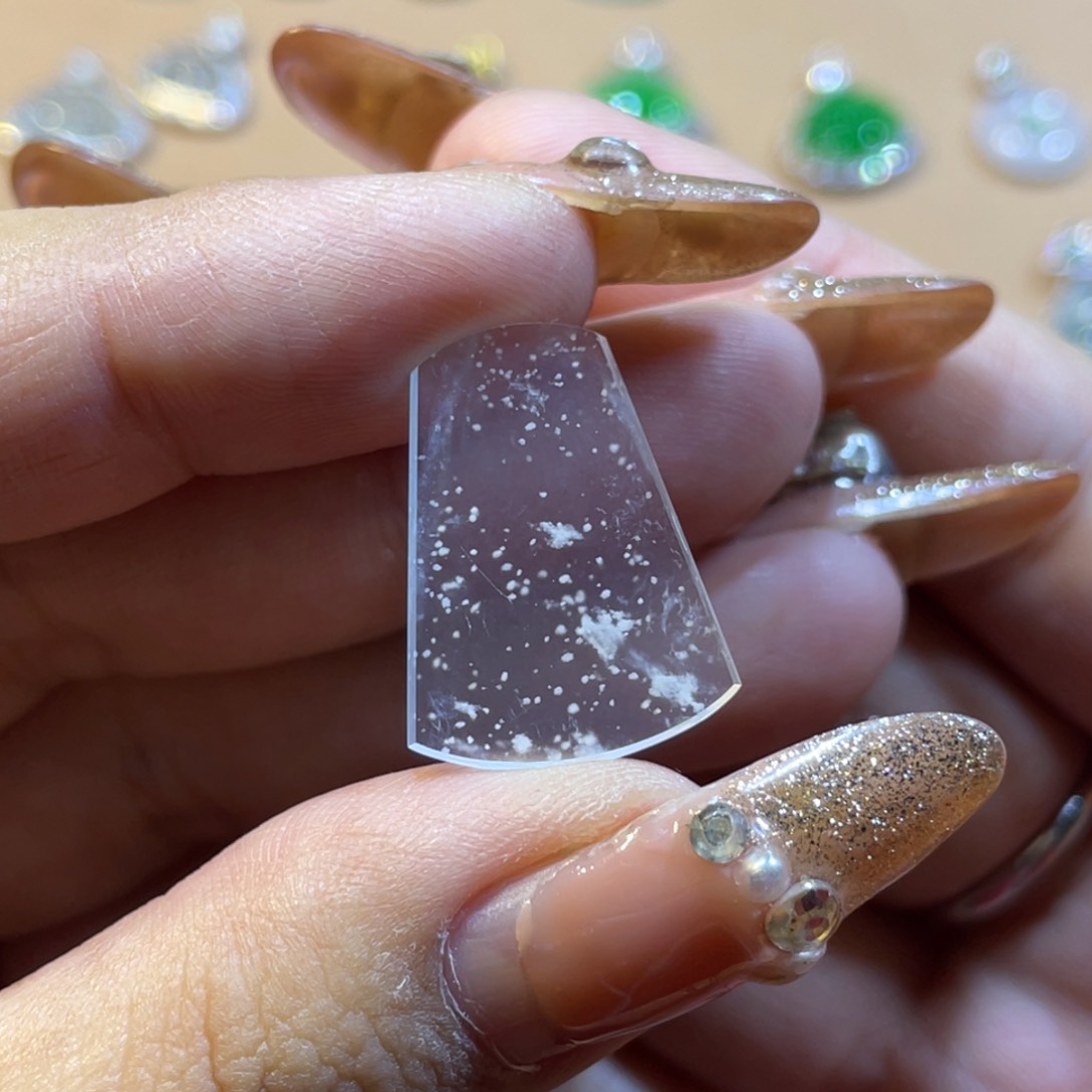 定制翡翠未镶嵌无事牌