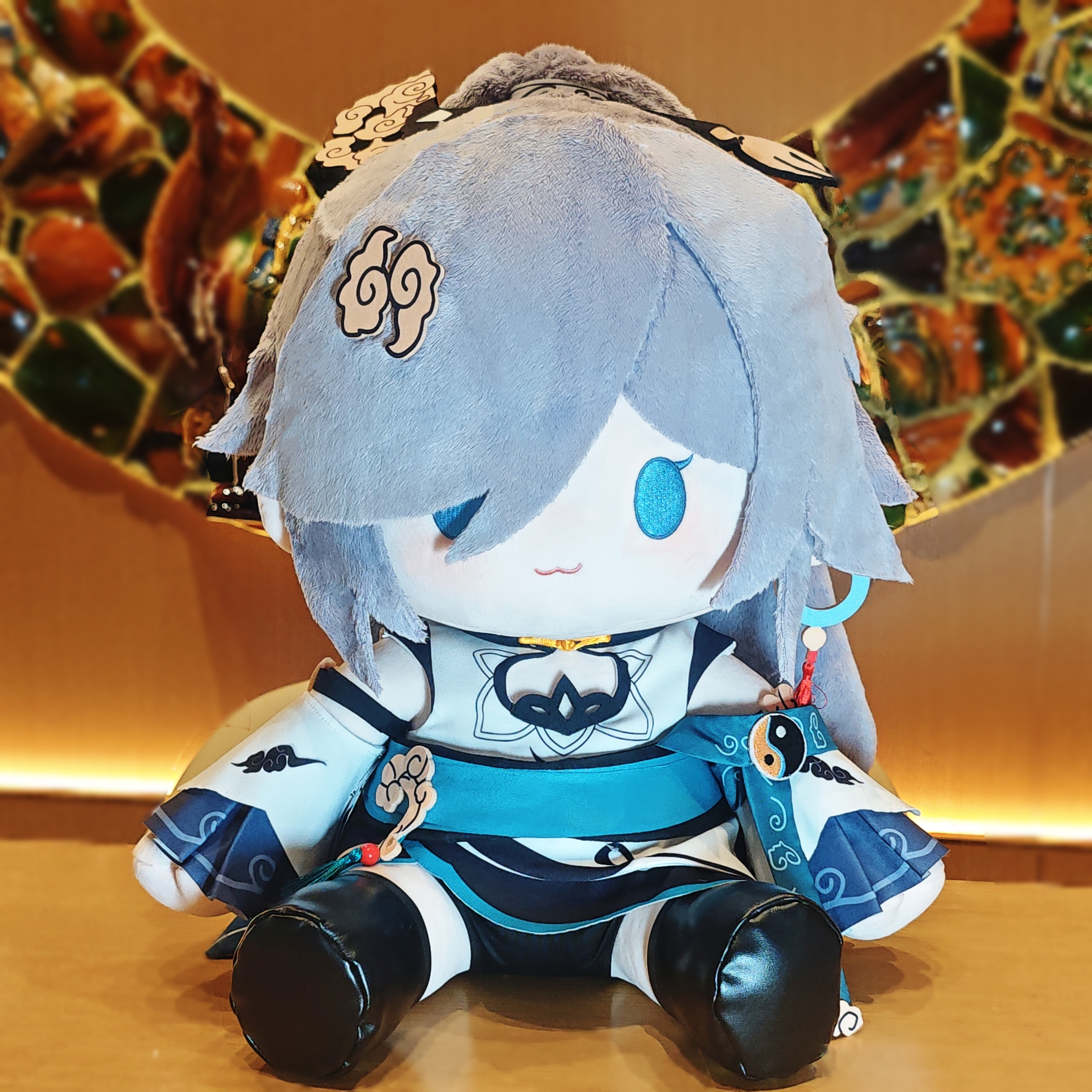 同人周边崩符华云墨丹心40厘米棉花娃娃可换装玩偶公仔送人礼物