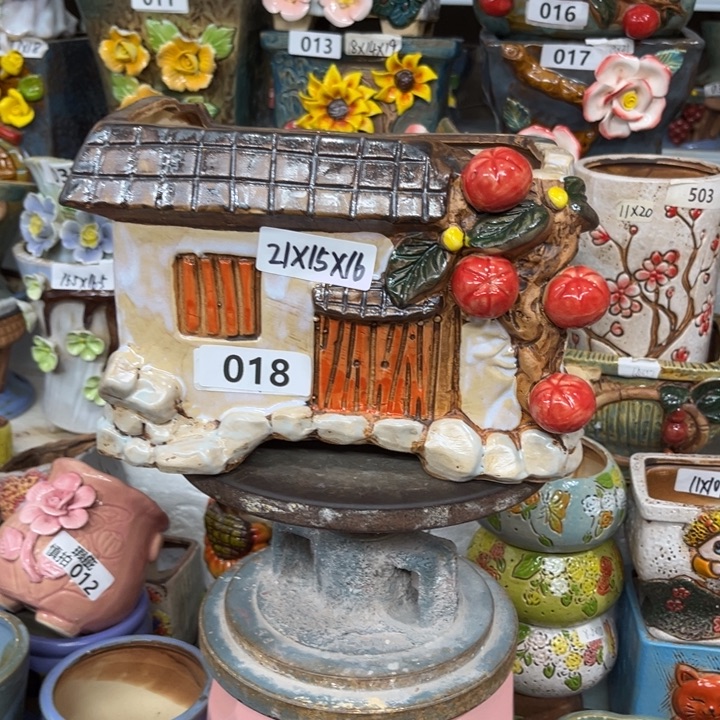 紫砂花盆粗陶材质多肉花盆